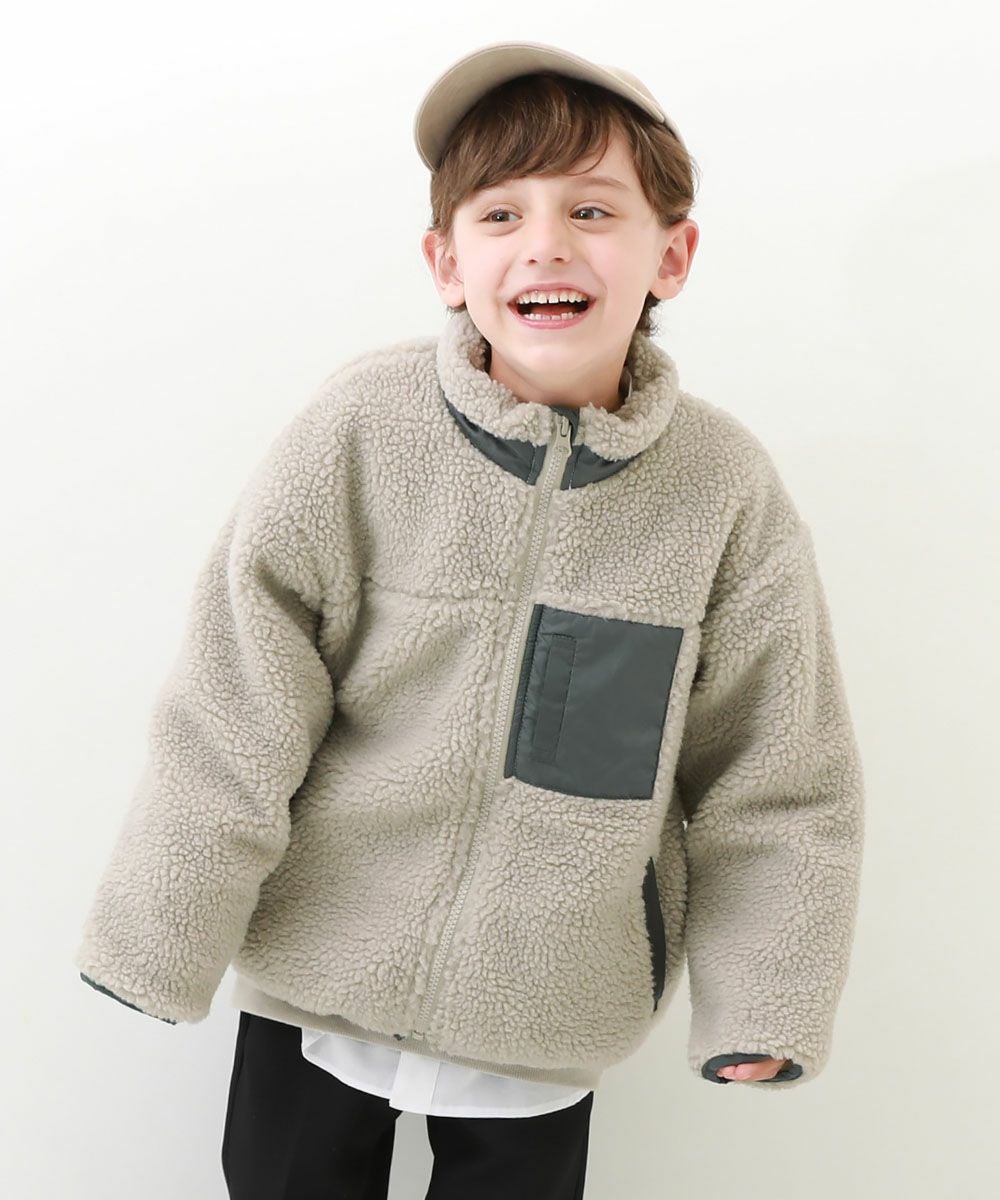 SALE 33%OFF】洗える アウトドア ボアジャケット | 子供服の通販