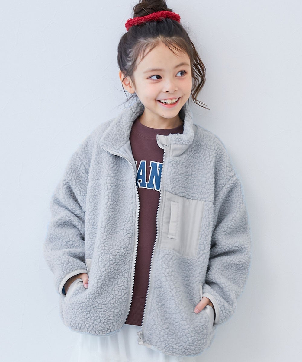 洗える アウトドア ボアジャケット | 子供服の通販 デビロック公式サイト