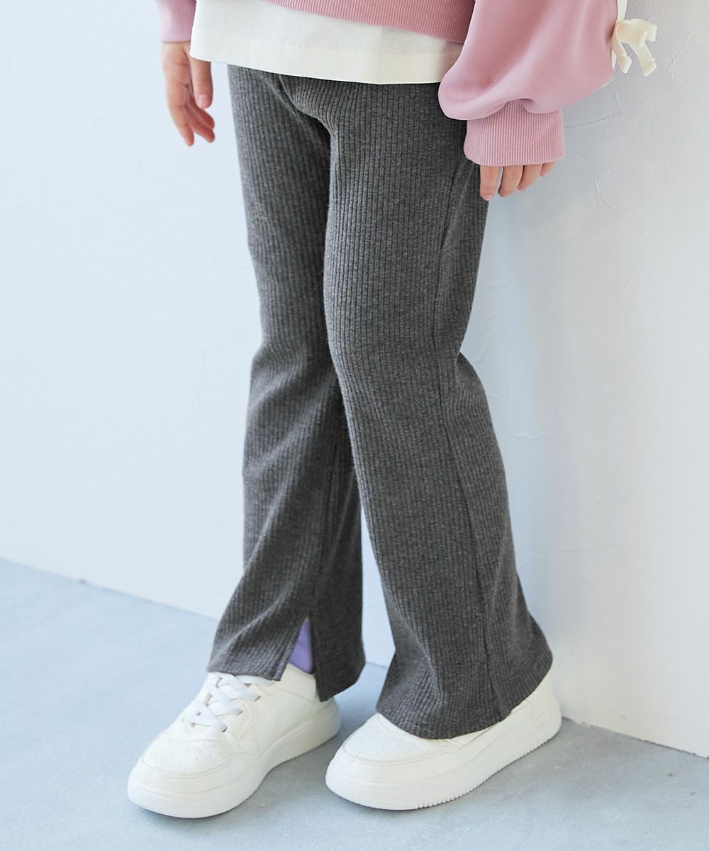 【SUKALA】ベーシックリブフレアパンツ　ブラック　Lサイズ　新品未使用 SUKALA】ベーシックリブフレアパンツ(XS・S・M・L・LLサイズ ブラック