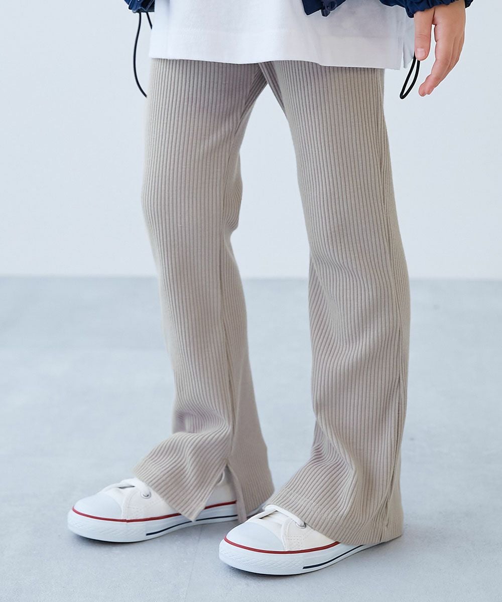 すらっと脚長 リブフレアパンツ | 子供服の通販 デビロック公式サイト