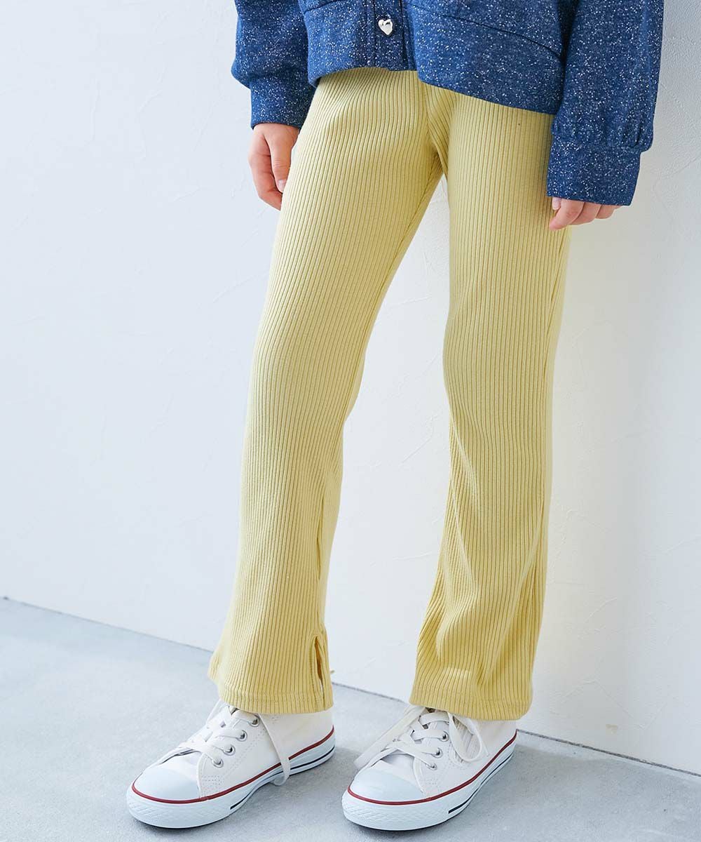 すらっと脚長 リブフレアパンツ | 子供服の通販 デビロック公式サイト