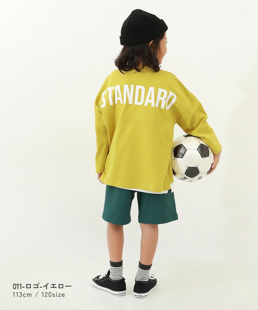 STANDARD フットボール バックプリント 長袖Tシャツ | 子供服の通販