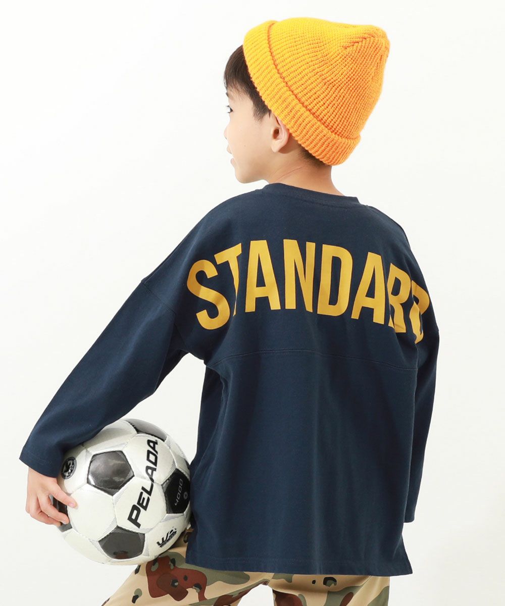 最大44%OFF】STANDARD フットボール バックプリント 長袖Tシャツ