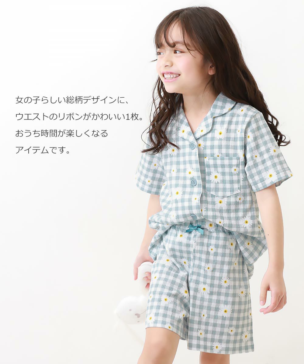 アウトレット SALE 11%OFF/返品不可】着心地やわらか 総柄開襟半袖