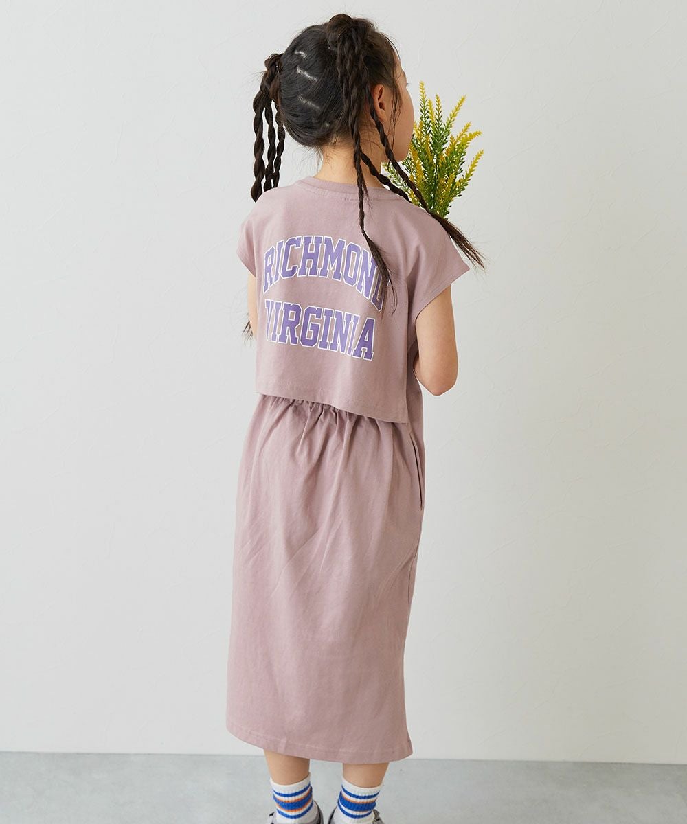 バックデザイン 半袖ワンピース | 子供服の通販 デビロック公式サイト