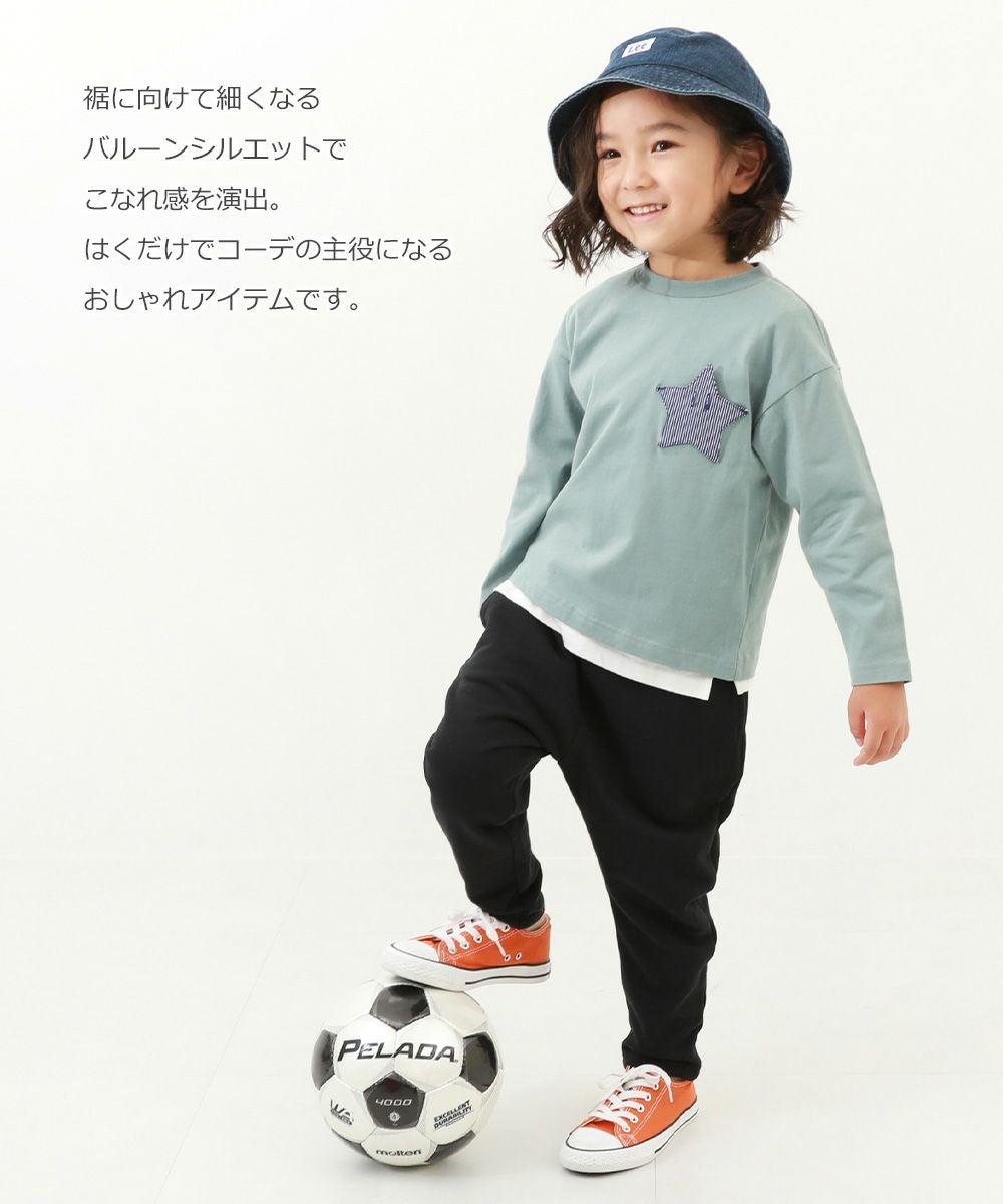 綿100% 無地 サルエル スウェットパンツ | 子供服の通販 デビロック