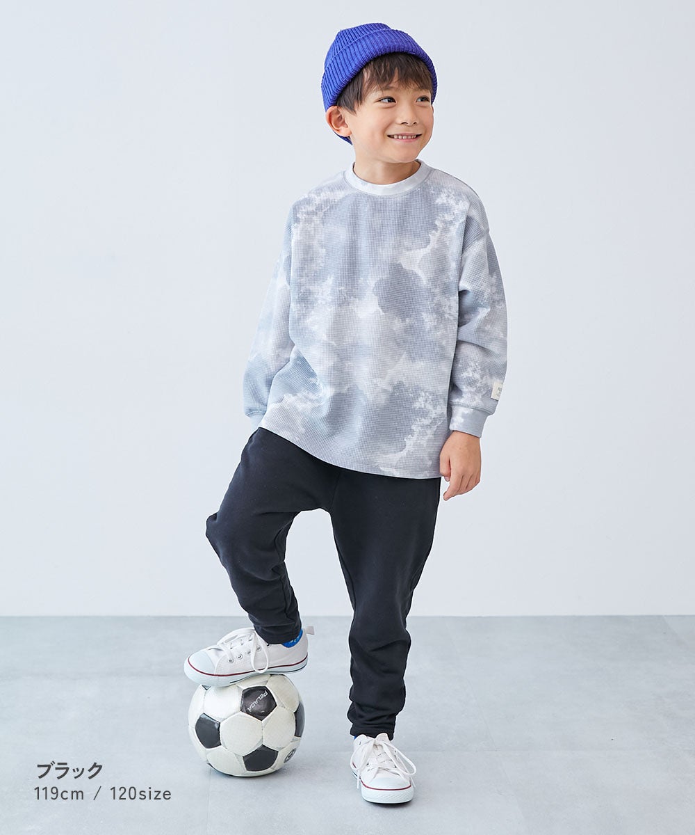 綿100% 無地 サルエル スウェットパンツ | 子供服の通販 デビロック