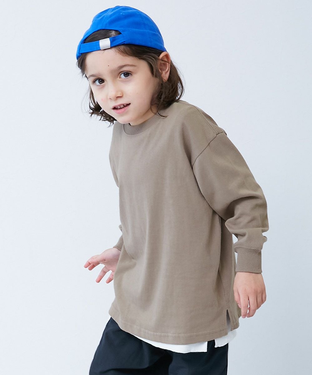 最大41%OFF】綿100% お洗濯してもよれにくい 無地 ビッグシルエット 袖