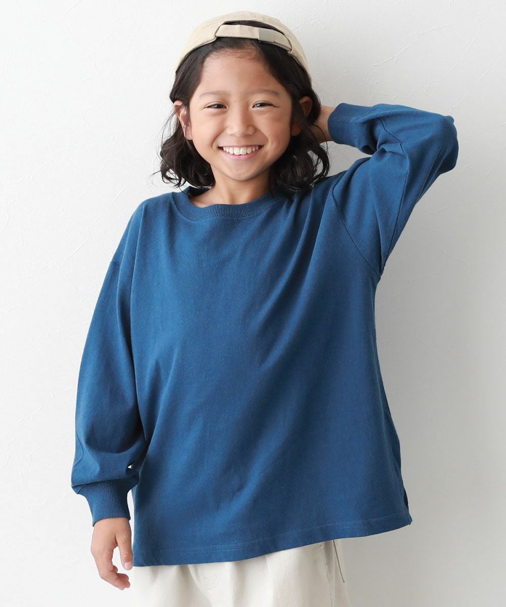 最大41%OFF】綿100% お洗濯してもよれにくい 無地 ビッグシルエット 袖