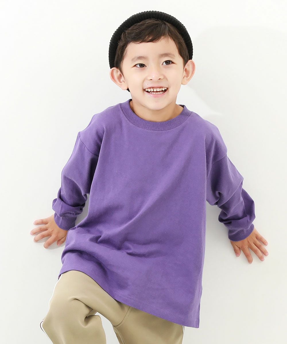 ☆はるちゃん☆(子供用Tシャツ×3 最大41%OFF】綿100% お洗濯してもよれにくい 無地 ビッグシルエット 袖