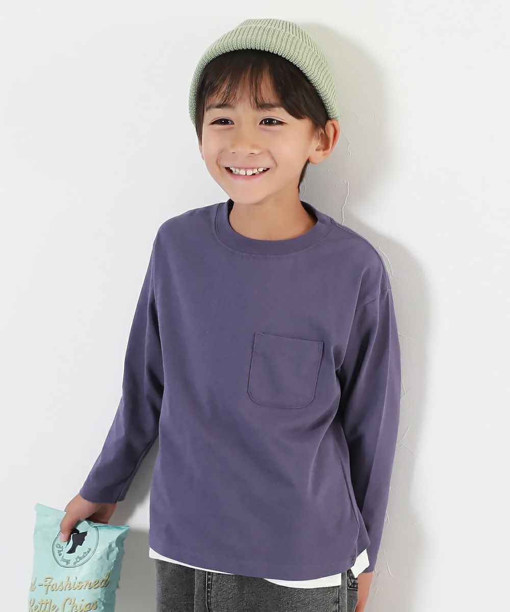アウトレット SALE 54%OFF/返品不可】綿100% 無地 ポケット付き クルー