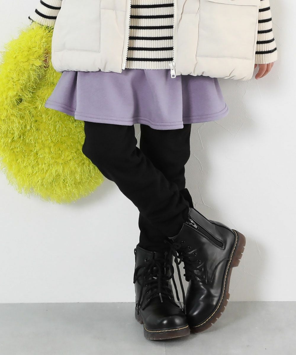 SALE 15%OFF】RICH WARM 裏シャギー 両側ポケット付き 10分丈 無地