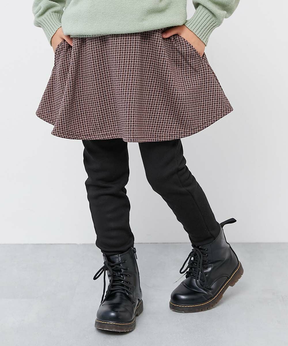 SALE 10%OFF】RICH WARM 裏シャギー 両側ポケット付き 10分丈 プリント