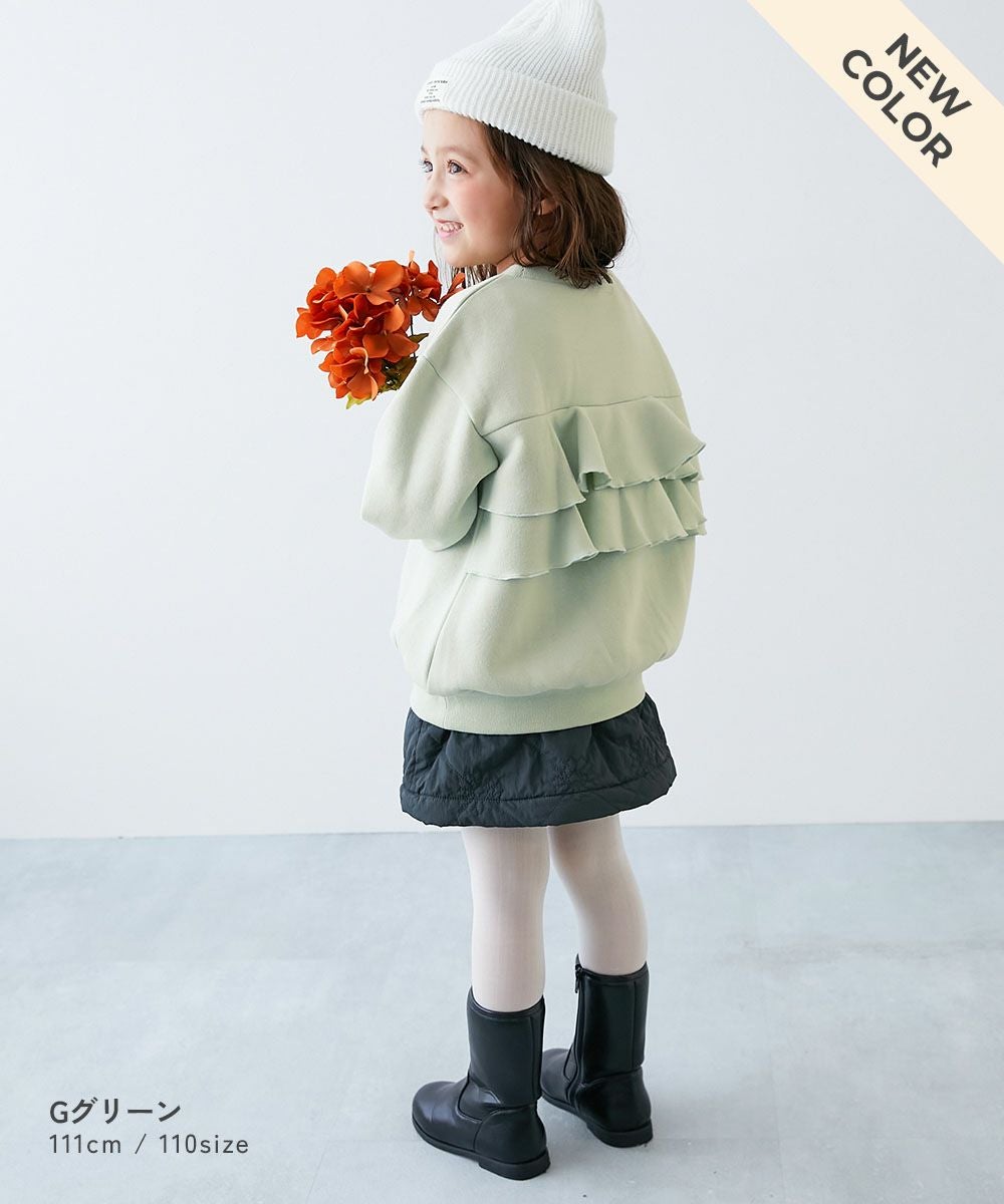 SALE 19%OFF】バックフリル 裏起毛 トレーナー | 子供服の通販