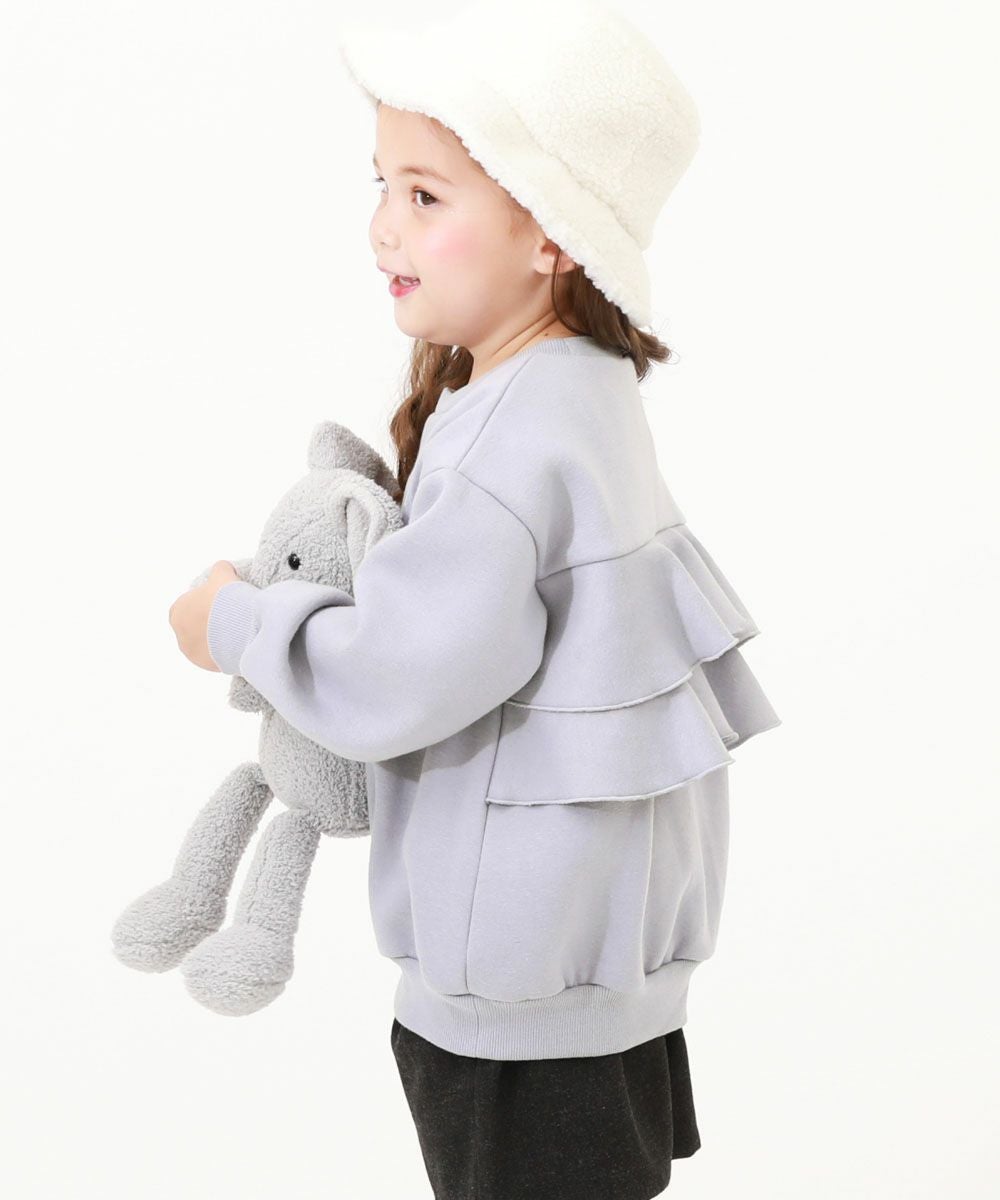 バックフリル 裏起毛 トレーナー | 子供服の通販 デビロック公式サイト