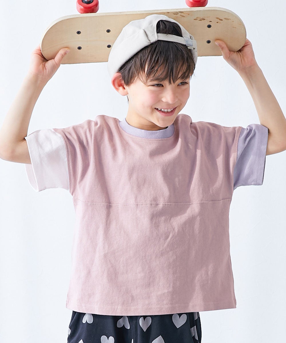 最大64%OFF】綿100％ 型崩れしにくい 無地＆切替 オーバーサイズ 半袖T
