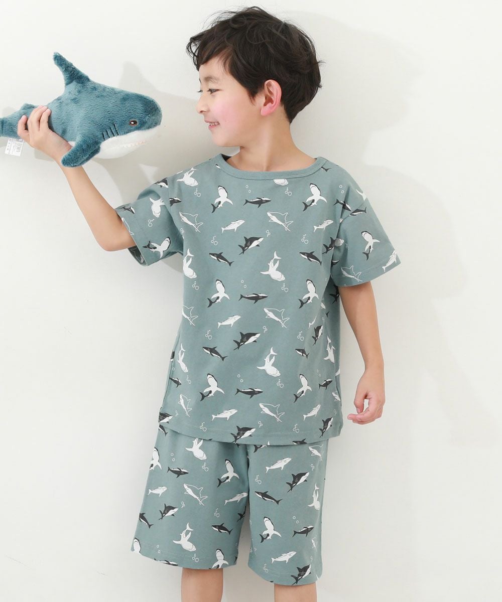 アウトレット SALE 40%OFF/返品不可】綿100% どっちも前 半袖パジャマ 
