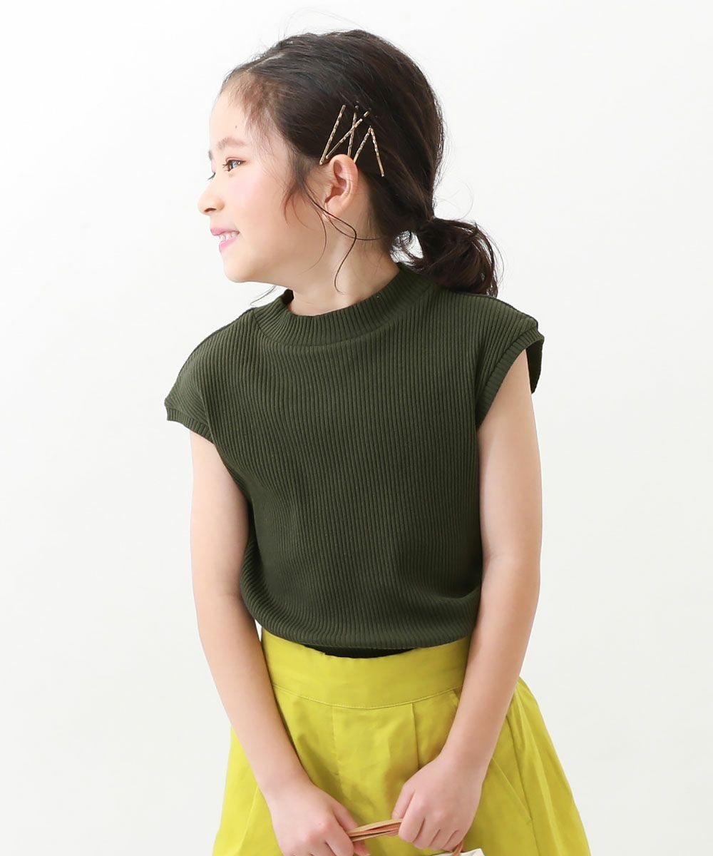 フレンチスリーブ リブ半袖Tシャツ | 子供服の通販 デビロック公式サイト