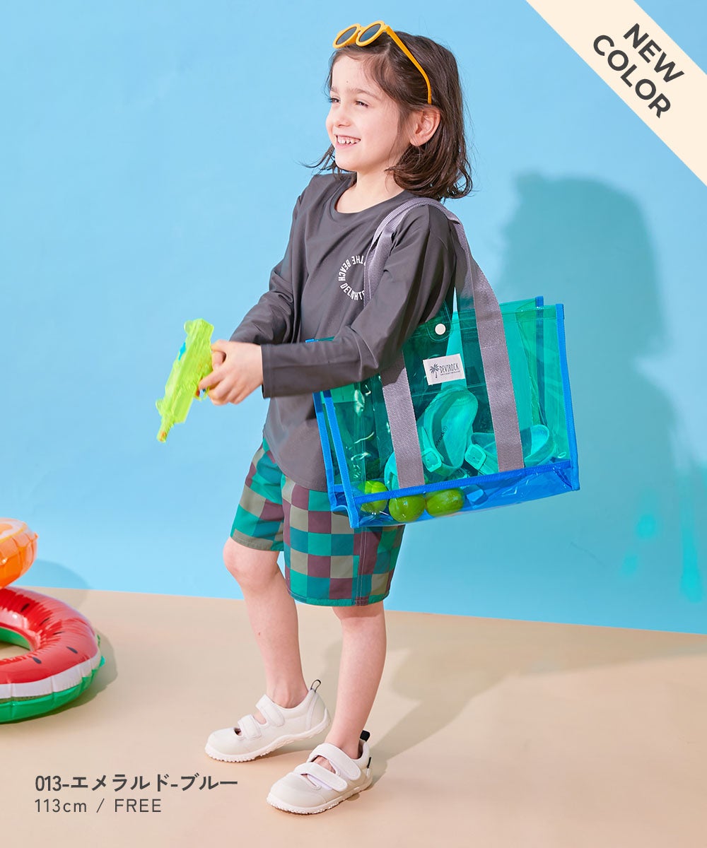 最大28%OFF】ネオンカラー クリアプールバッグ トート | 子供服の通販