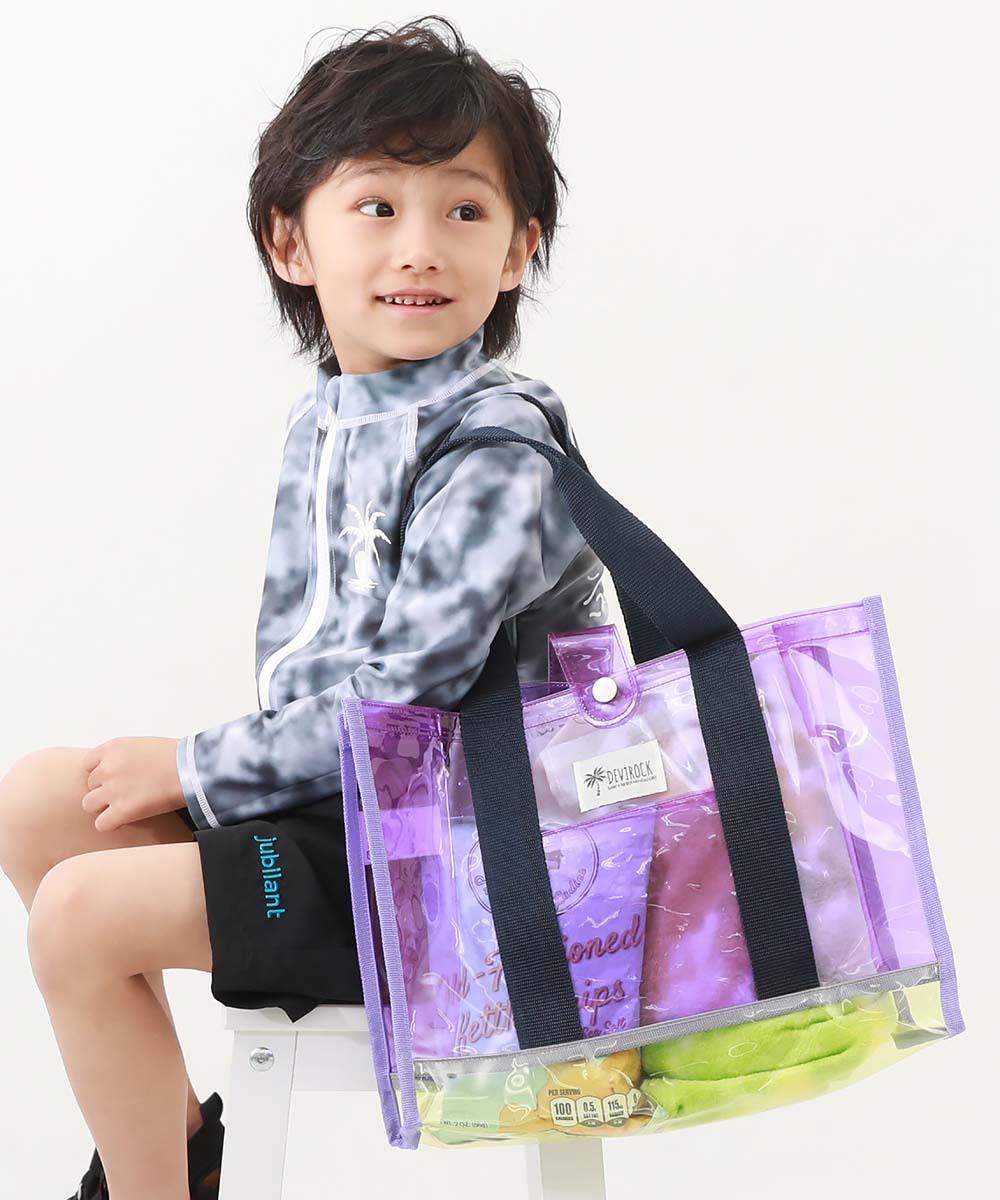 最大7%OFF】ネオンカラー クリアプールバッグ トート | 子供服の通販