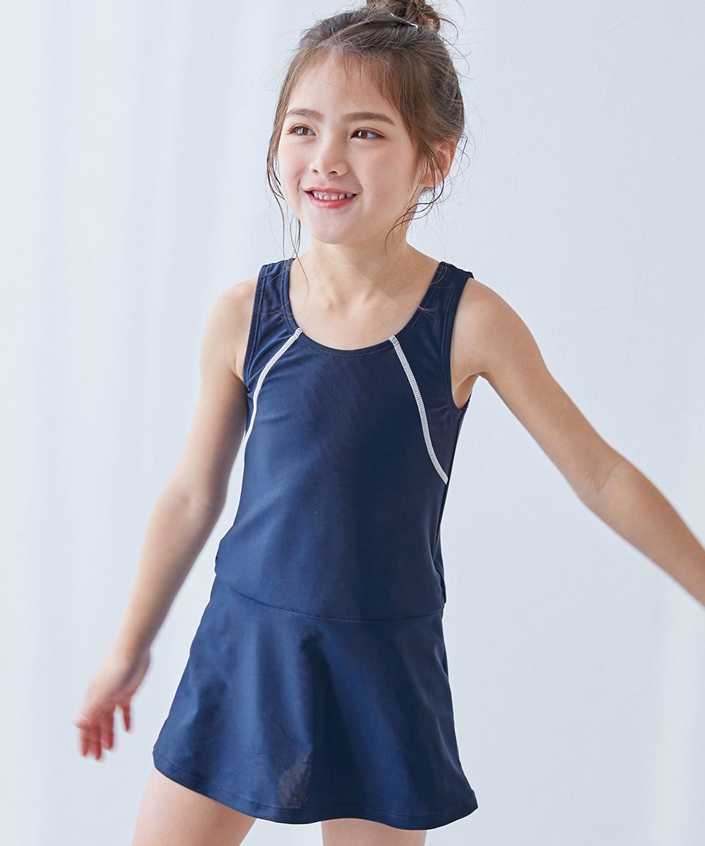 UVカット 女児 セパレート型 スクール水着 | 子供服の通販 デビロック
