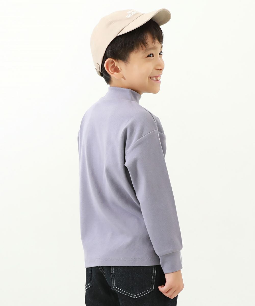 レア限定品 FOURTEEN モックネック長袖 グレー系 Fサイズ ストレッチ アウトレット SALE 7%OFF/返品不可】もちもちストレッチ モックネック