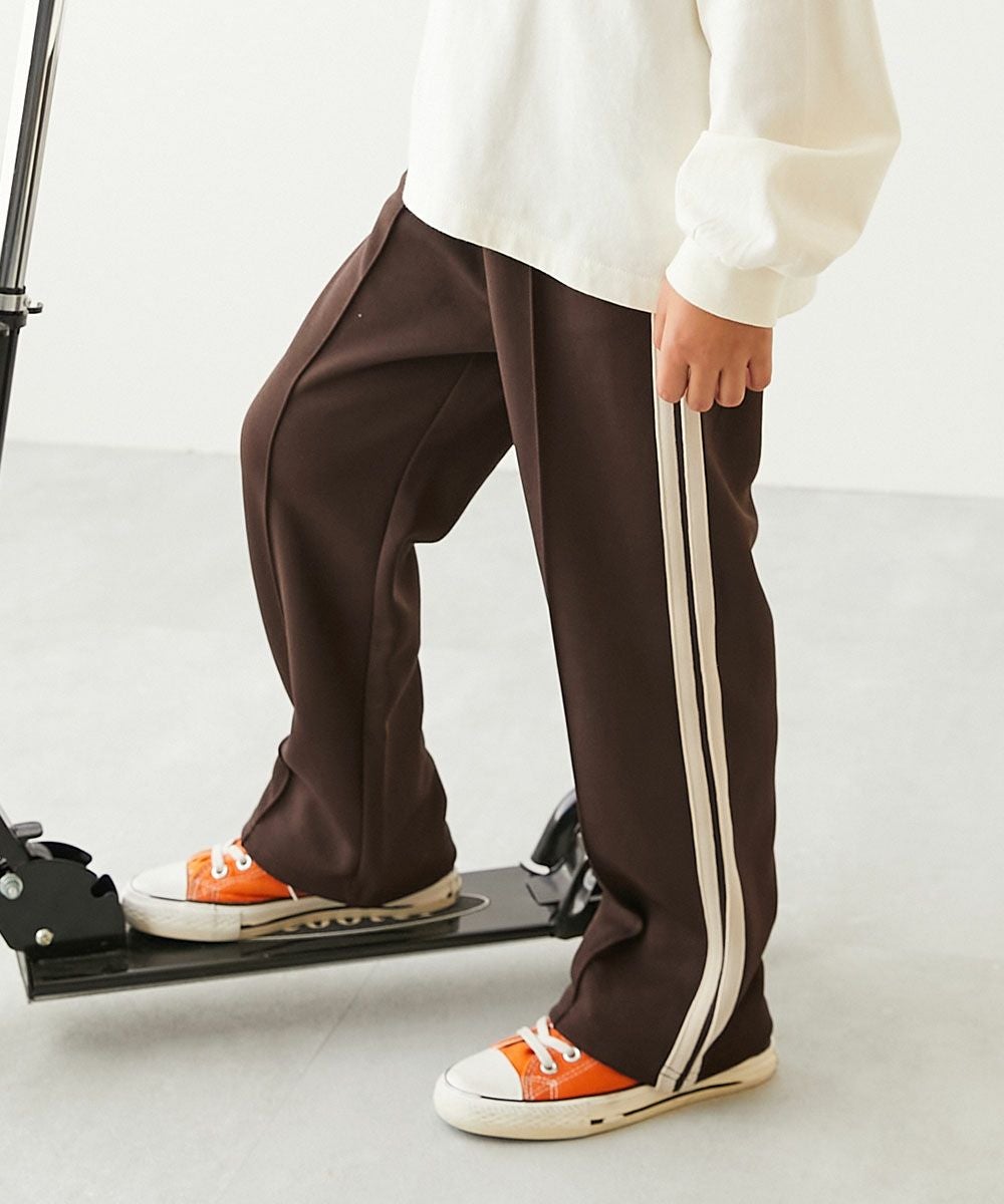 SPECIAL SALE 34%OFF】【セットアップ可能】サイドライン ワイドパンツ