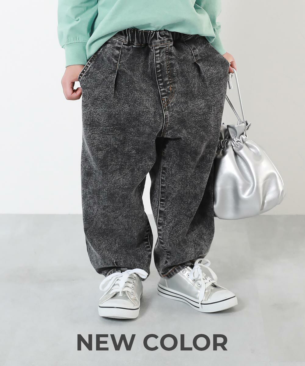 楽デニム ルーズタックパンツ | 子供服の通販 デビロック公式サイト