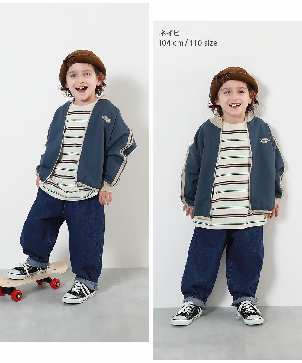 楽デニム ルーズタックパンツ | 子供服の通販 デビロック公式サイト