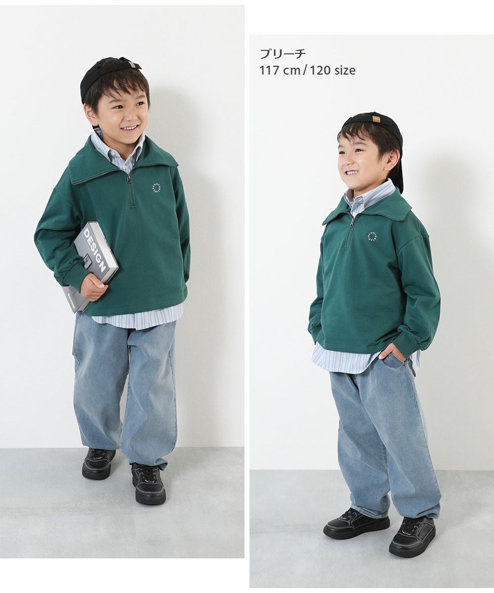 楽デニム ルーズタックパンツ | 子供服の通販 デビロック公式サイト