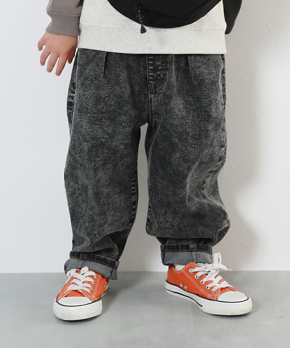 楽デニム ルーズタックパンツ | 子供服の通販 デビロック公式サイト