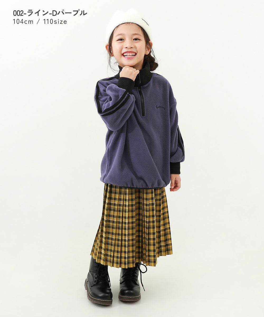 エアリーフリース ハーフジップ プルオーバー | 子供服の通販