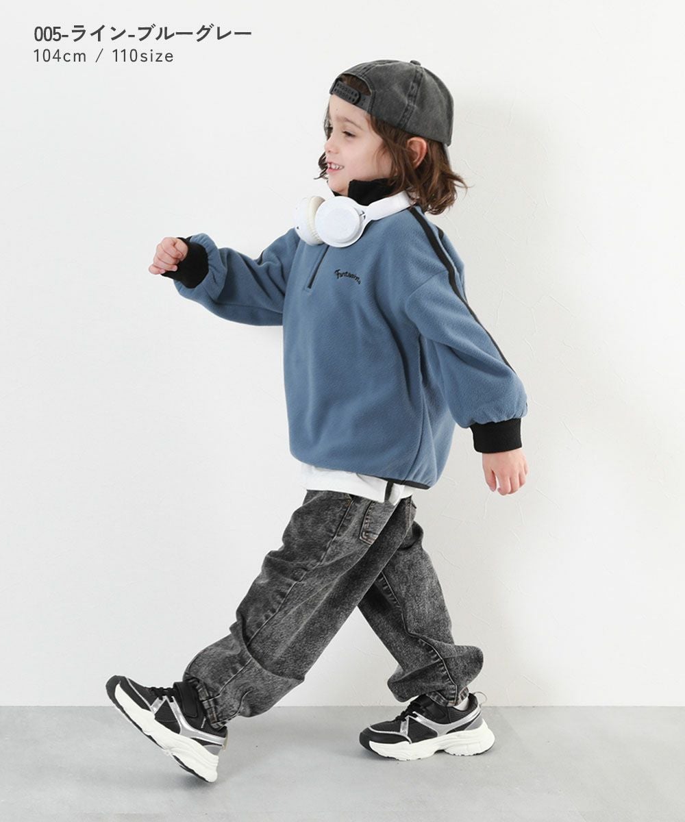 エアリーフリース ハーフジップ プルオーバー | 子供服の通販