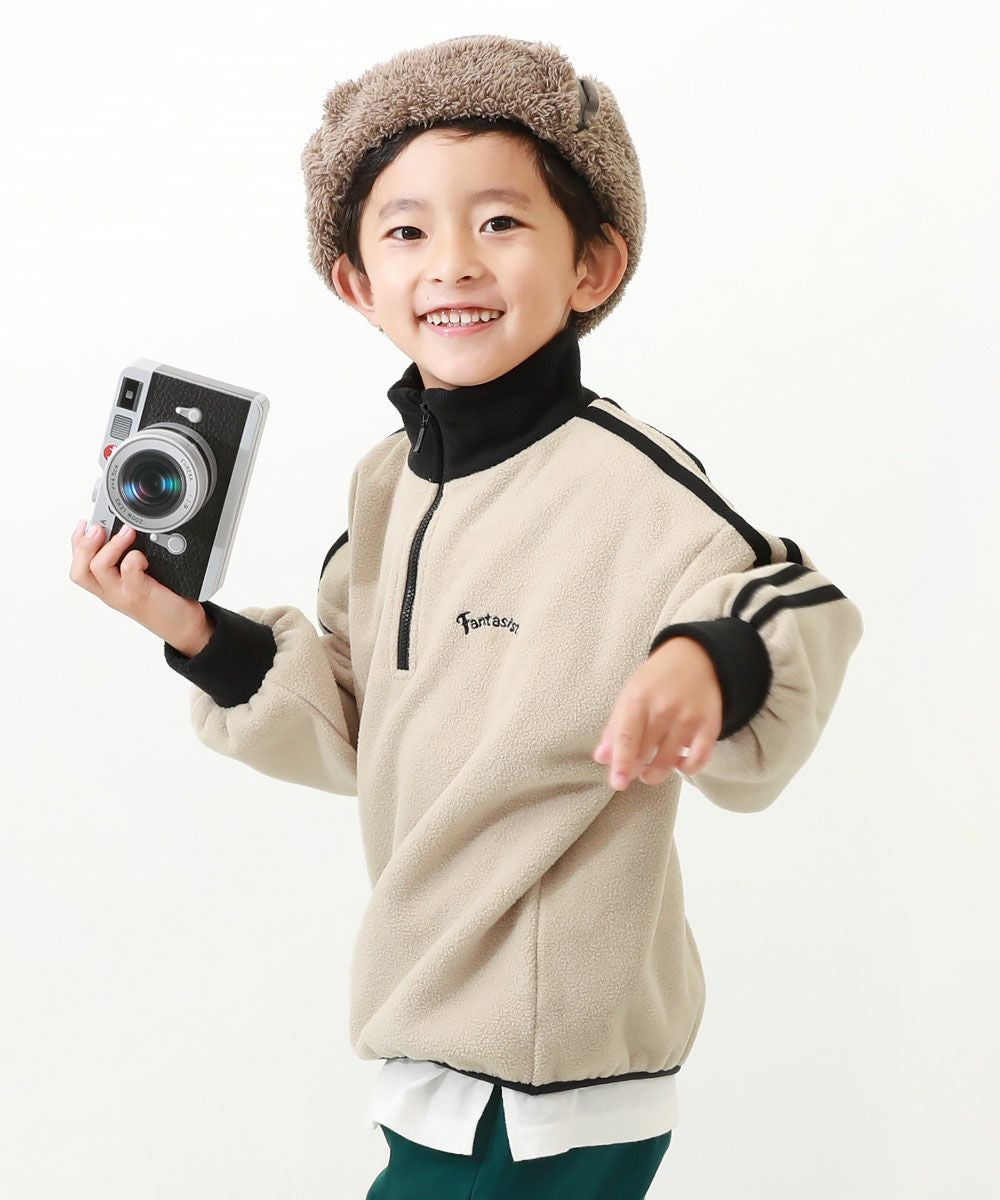 エアリーフリース ハーフジップ プルオーバー | 子供服の通販