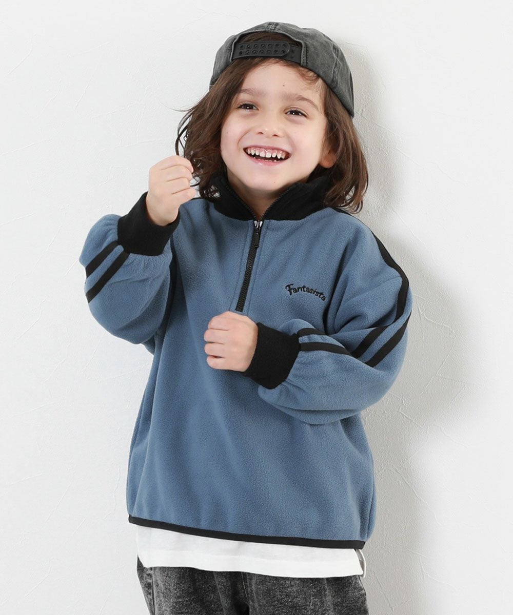 エアリーフリース ハーフジップ プルオーバー | 子供服の通販