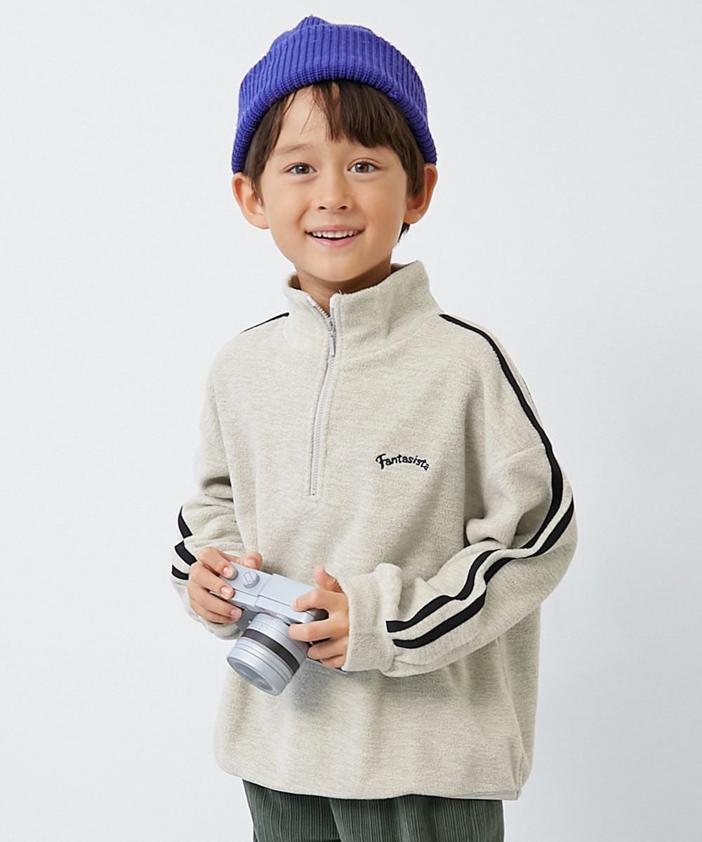 エアリーフリース ハーフジップ プルオーバー | 子供服の通販