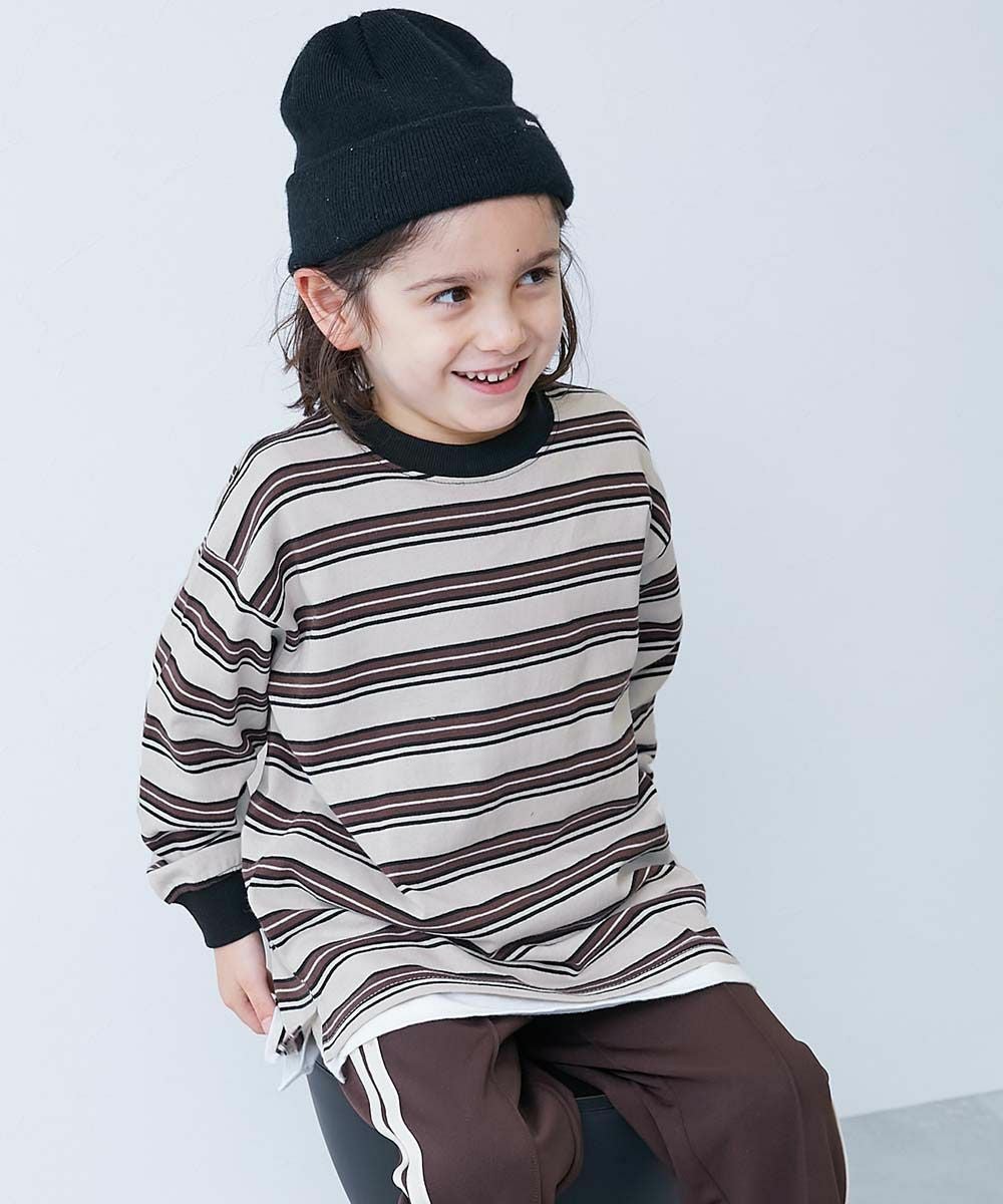 最大35%OFF】綿100% お洗濯してもよれにくい ビッグシルエット 袖リブ