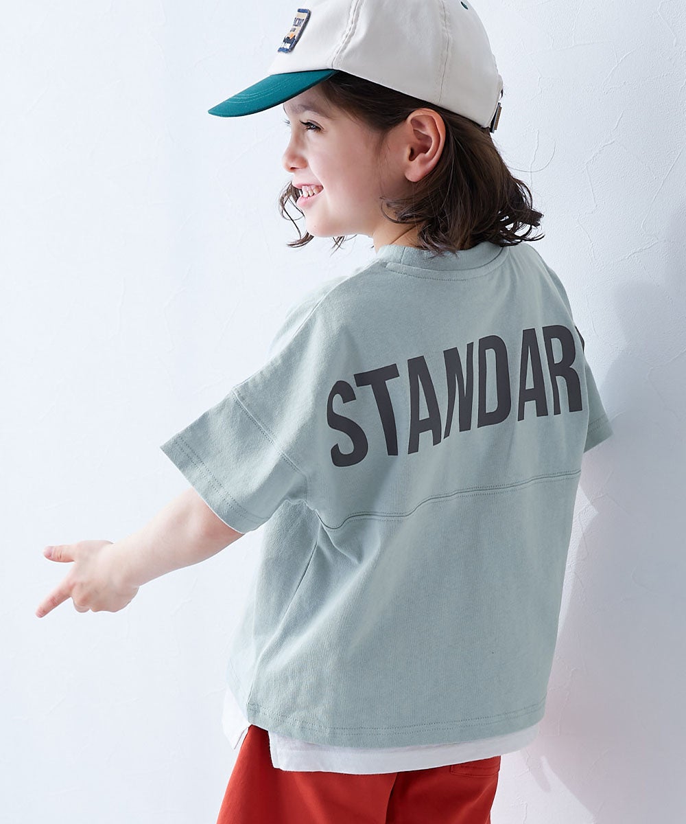 最大57%OFF】綿100％ 型崩れしにくい STANDARD バックロゴプリント