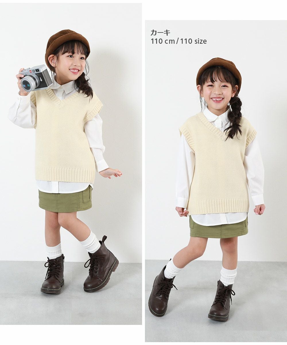 SPECIAL SALE 69%OFF】インパンツ付き カーゴ ミニスカート | 子供服の