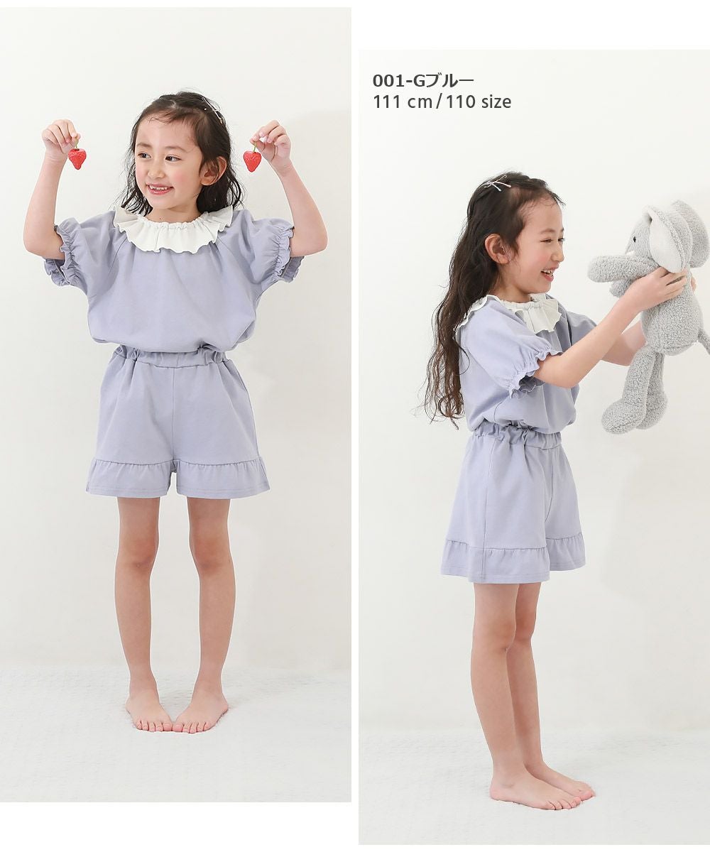 アウトレット SALE 24%OFF/返品不可】綿100% どっちも前 フリル半袖