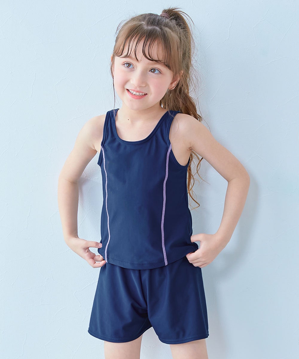 P5倍】UVカット 女児 セパレートパンツ型 スクール水着 | 子供服の通販 P5倍】UVカット 女児 セパレートパンツ型 スクール水着 | 子供服の通販