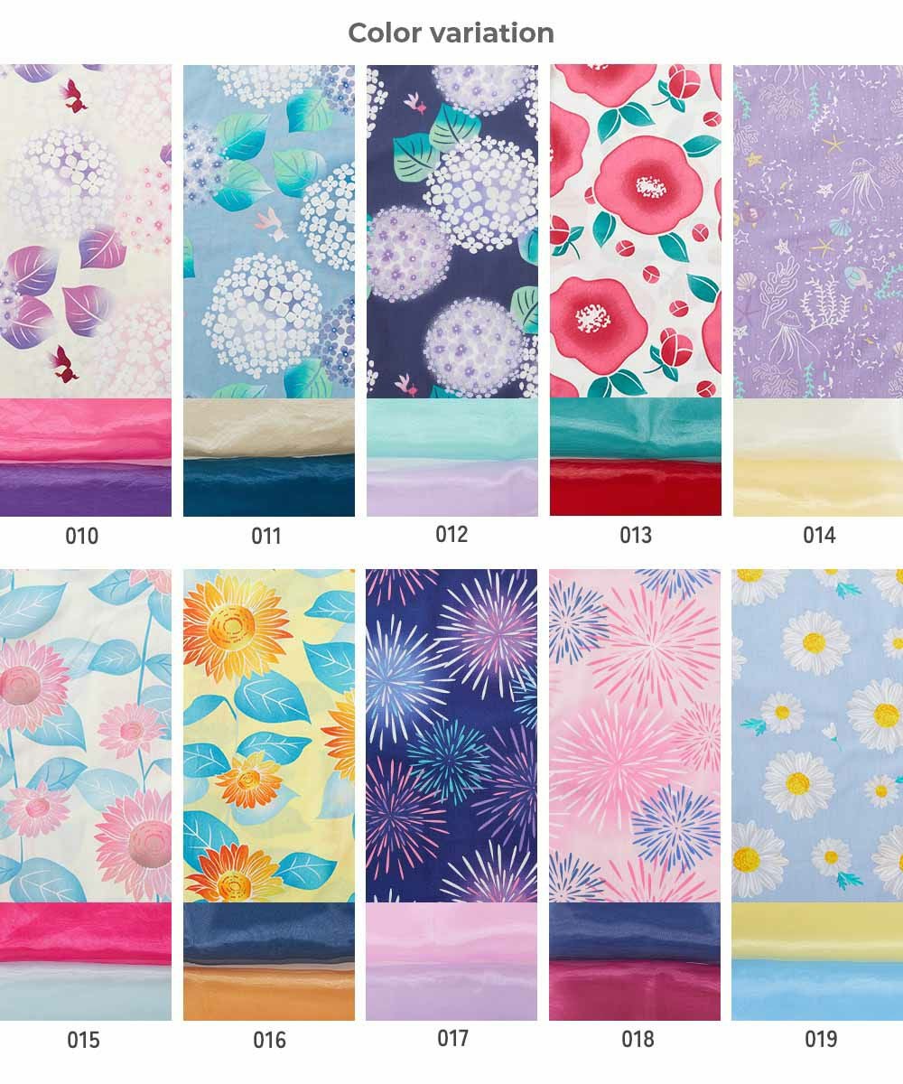 ワンピースにもなる セパレート浴衣 帯2本セット | 子供服の通販