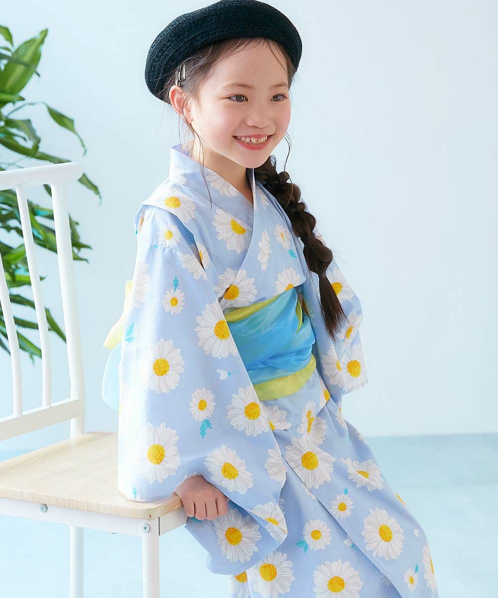 ワンピースにもなる セパレート浴衣 帯2本セット | 子供服の通販