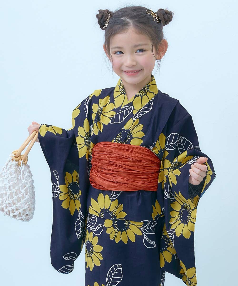 着付けかんたん 兵児帯付き浴衣 | 子供服の通販 デビロック公式サイト