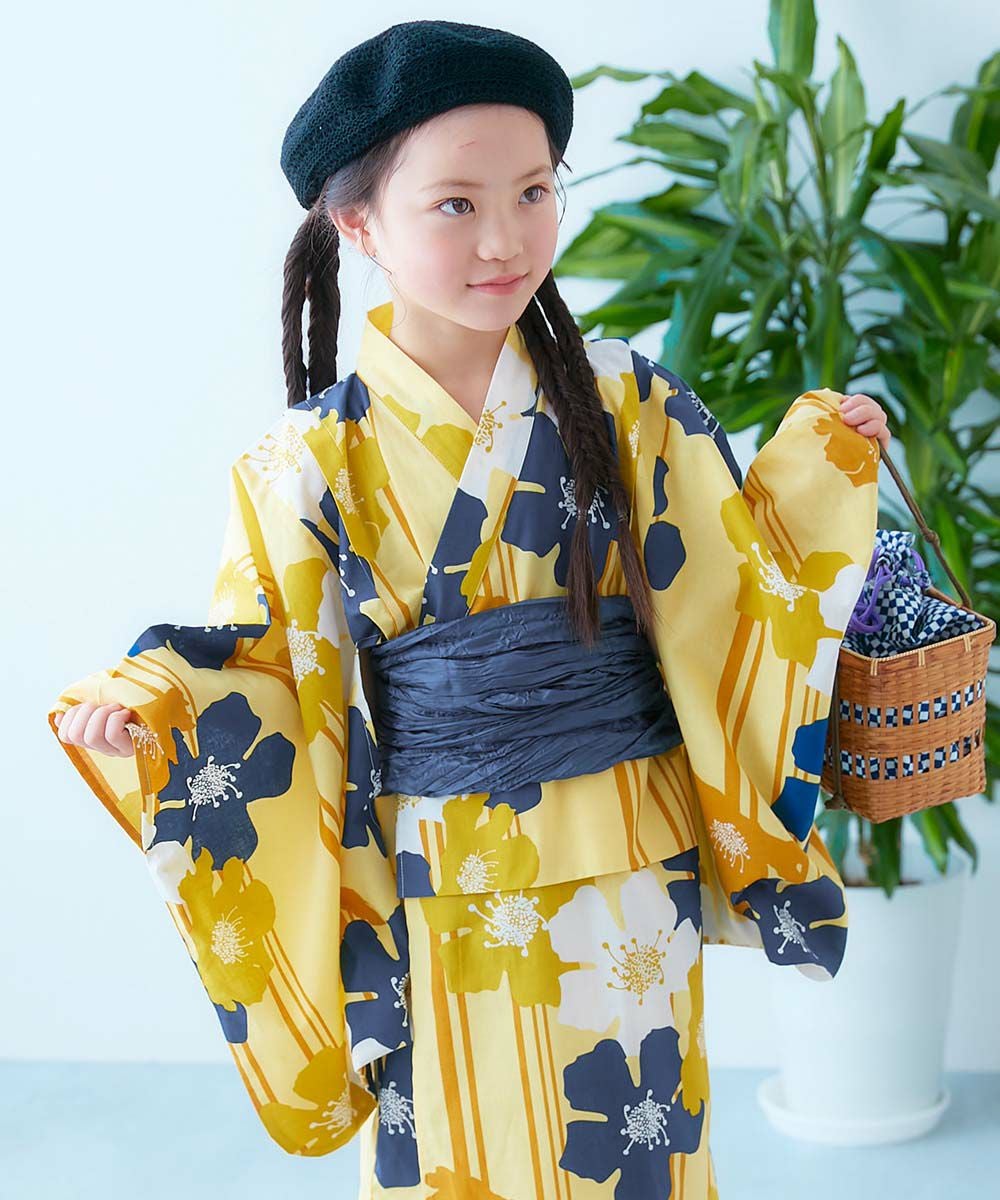 着付けかんたん 兵児帯付き浴衣 | 子供服の通販 デビロック公式サイト