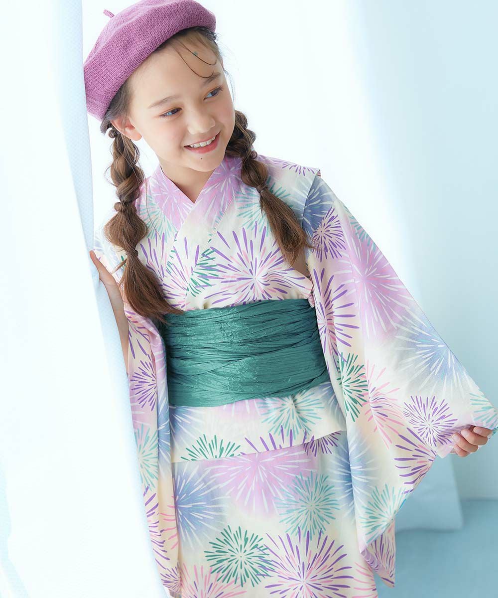 着付けかんたん 兵児帯付き浴衣 | 子供服の通販 デビロック公式サイト