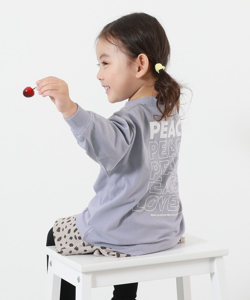 SPECIAL SALE 54%OFF】綿100% デビラボ BIGシルエット プリント袖リブ