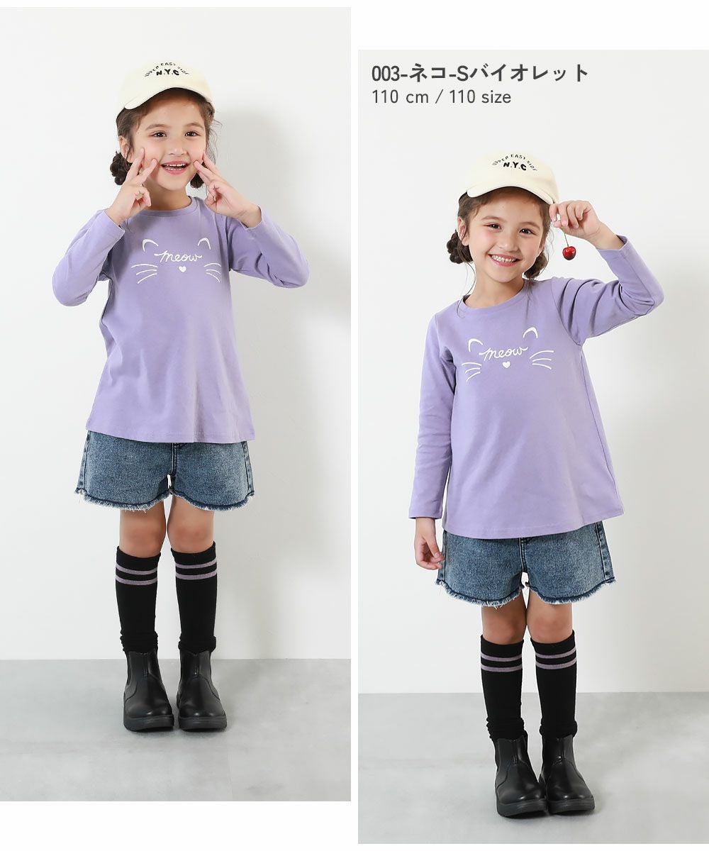 10%OFF】綿100％ デビラボ ガールズ 長袖チュニック | 子供服の通販