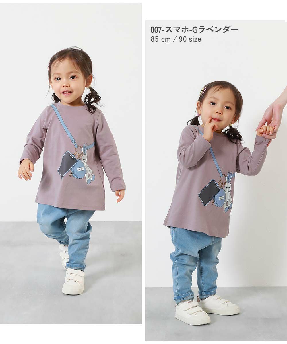 10%OFF】綿100％ デビラボ ガールズ 長袖チュニック | 子供服の通販