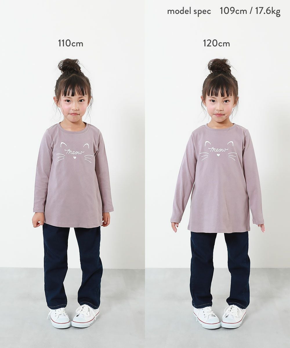 10%OFF】綿100％ デビラボ ガールズ 長袖チュニック | 子供服の通販